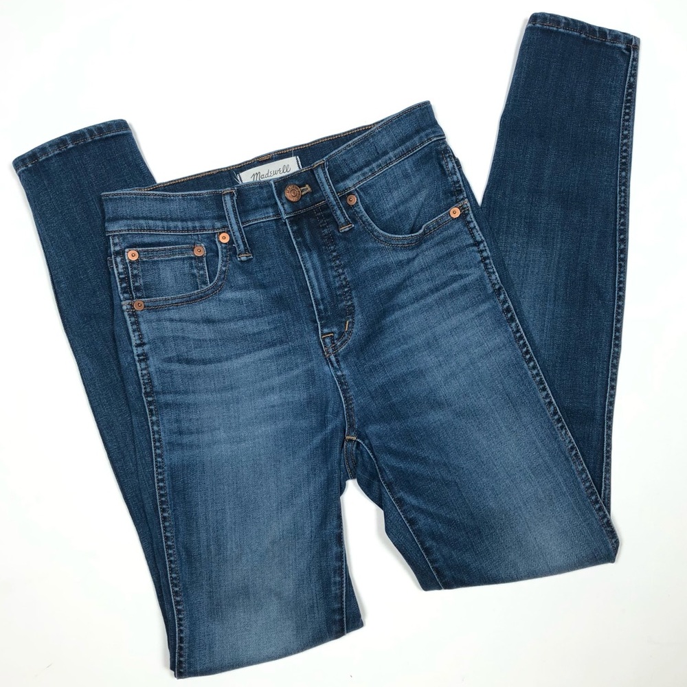 MADEWELL 10”high-rise skinny jeans